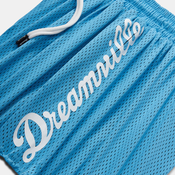 Dreamville Script Mesh Shorts Blue/White