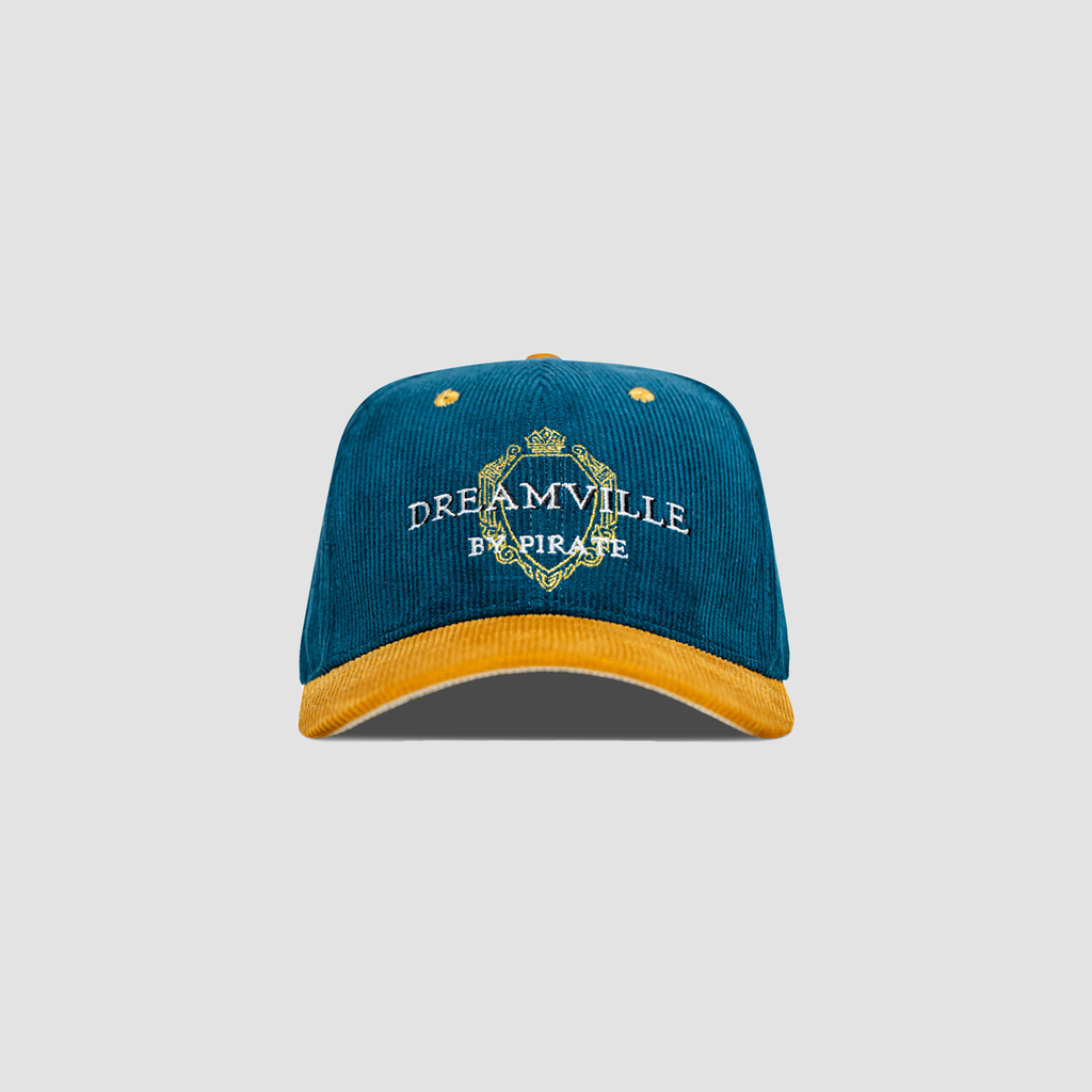 Dreamville by Pirate Corduroy Hat (Bluesteel/Harvest Gold)