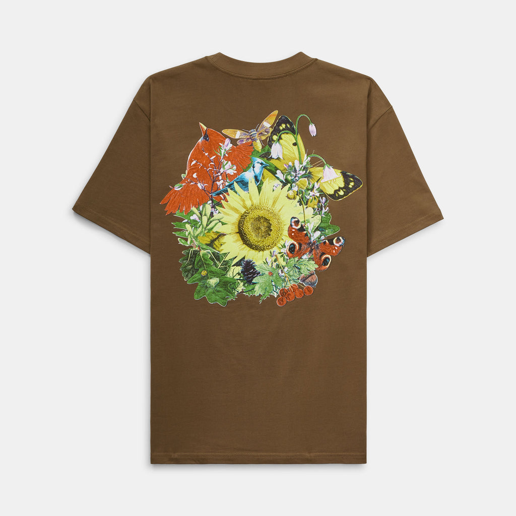 DREAMVILLE FLORAL TEE BRN