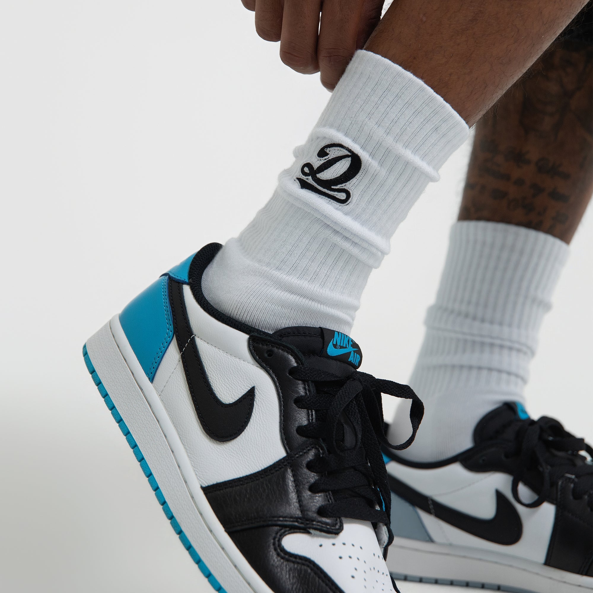 DREAMVILLE CREW SOCK WHITE