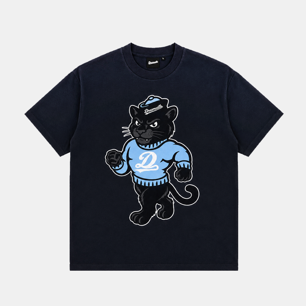 TARHEEL TEE WASHED BLACK