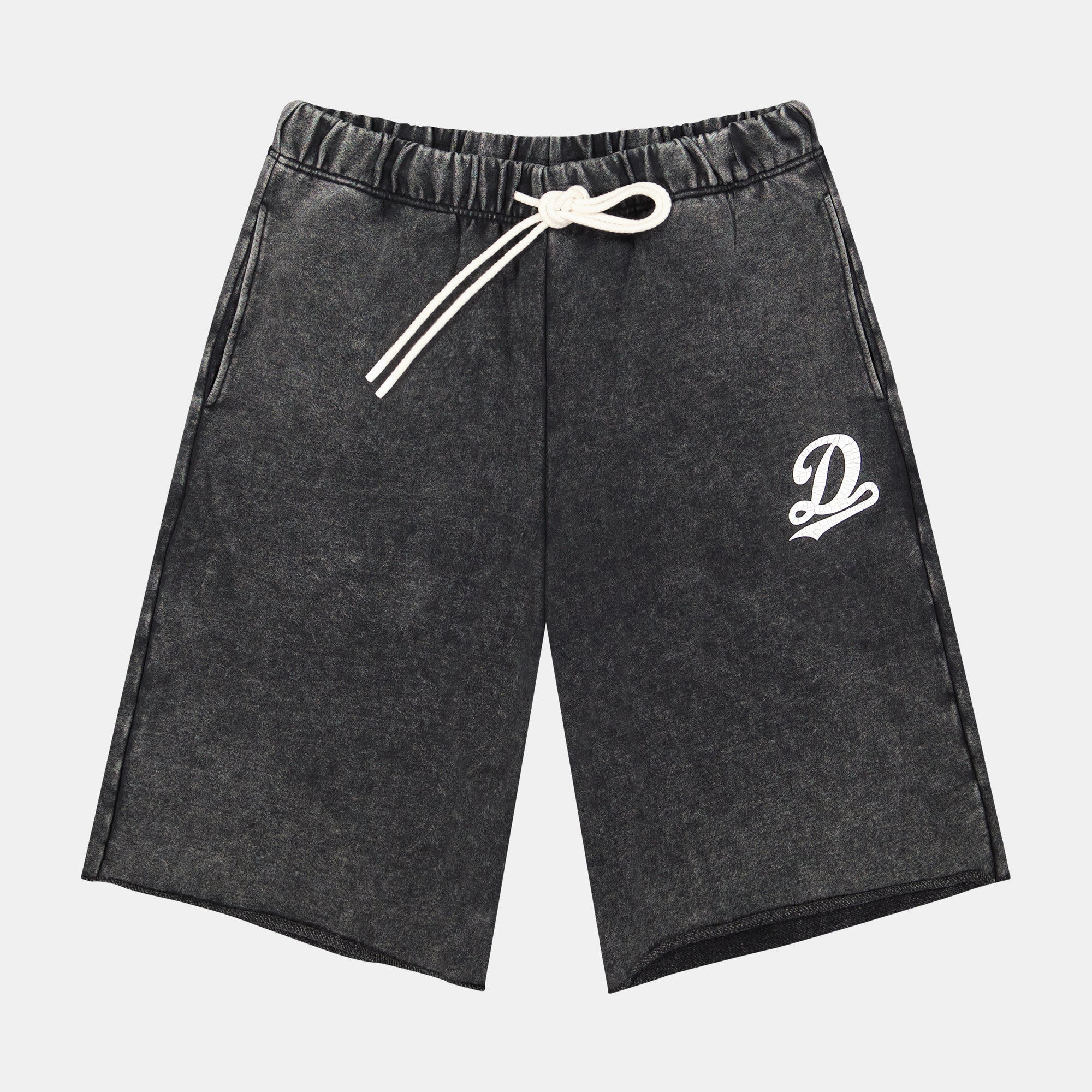 STUDIO TEAM TERRY JORT WASHED BLACK