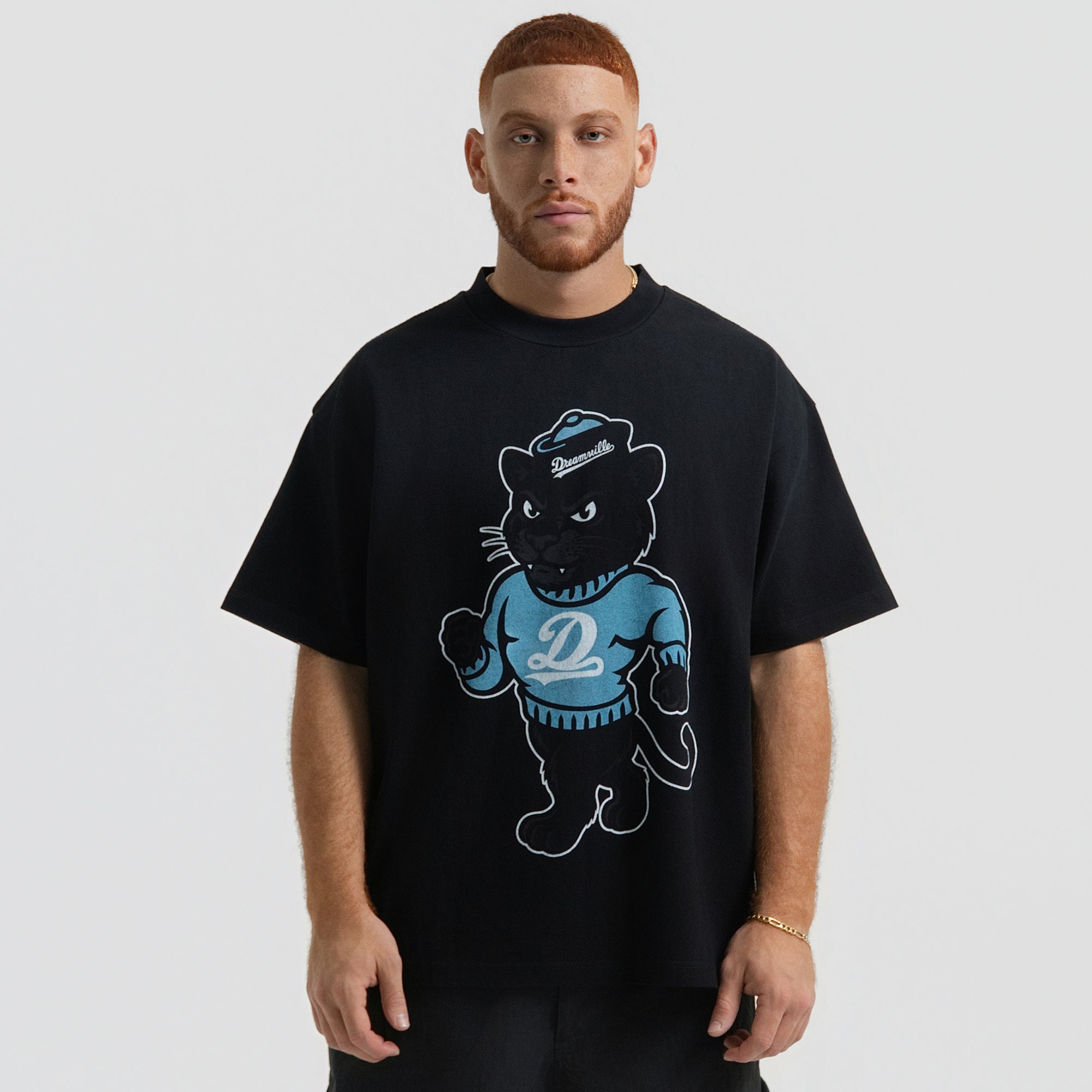 TARHEEL TEE WASHED BLACK