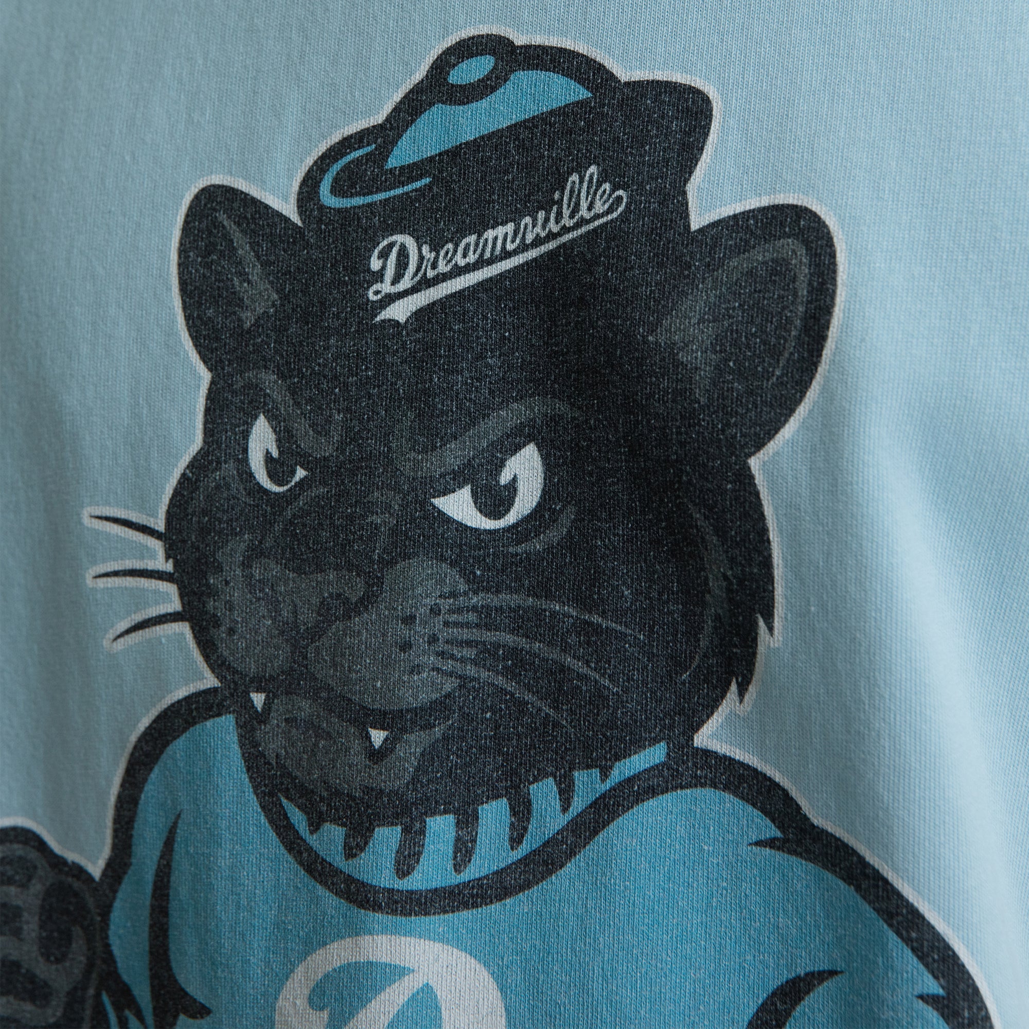 TARHEEL TEE WASHED BLUE