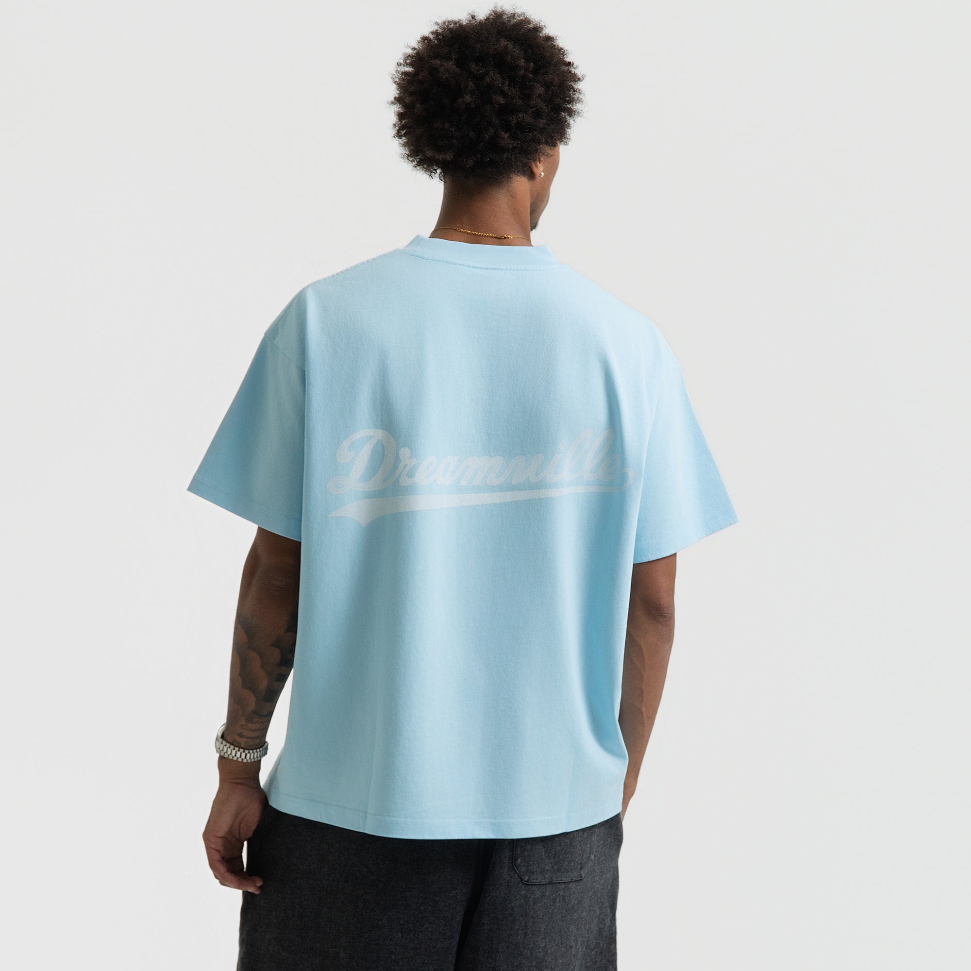 TARHEEL TEE WASHED BLUE