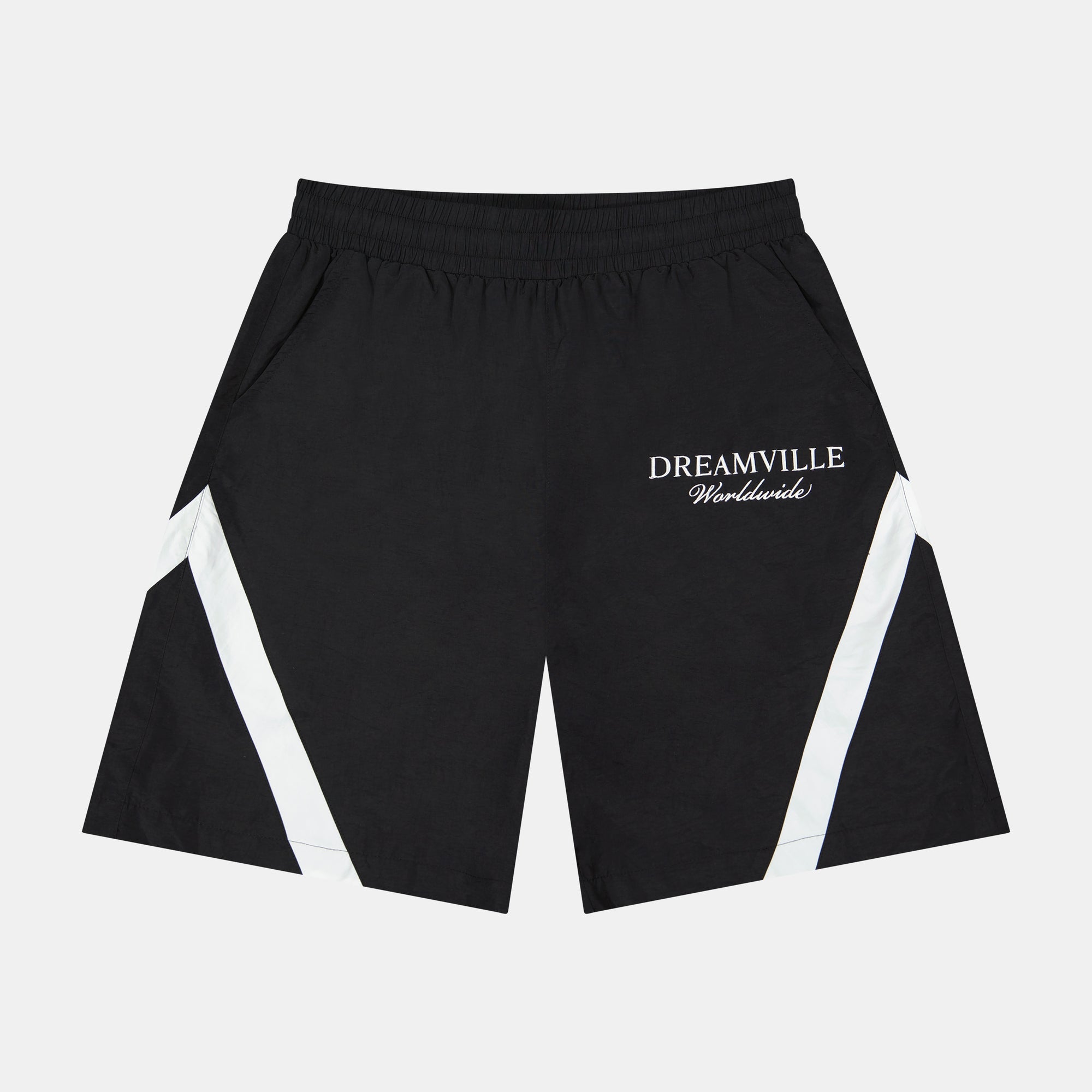 WORLDWIDE NYLON SHORTS BLACK