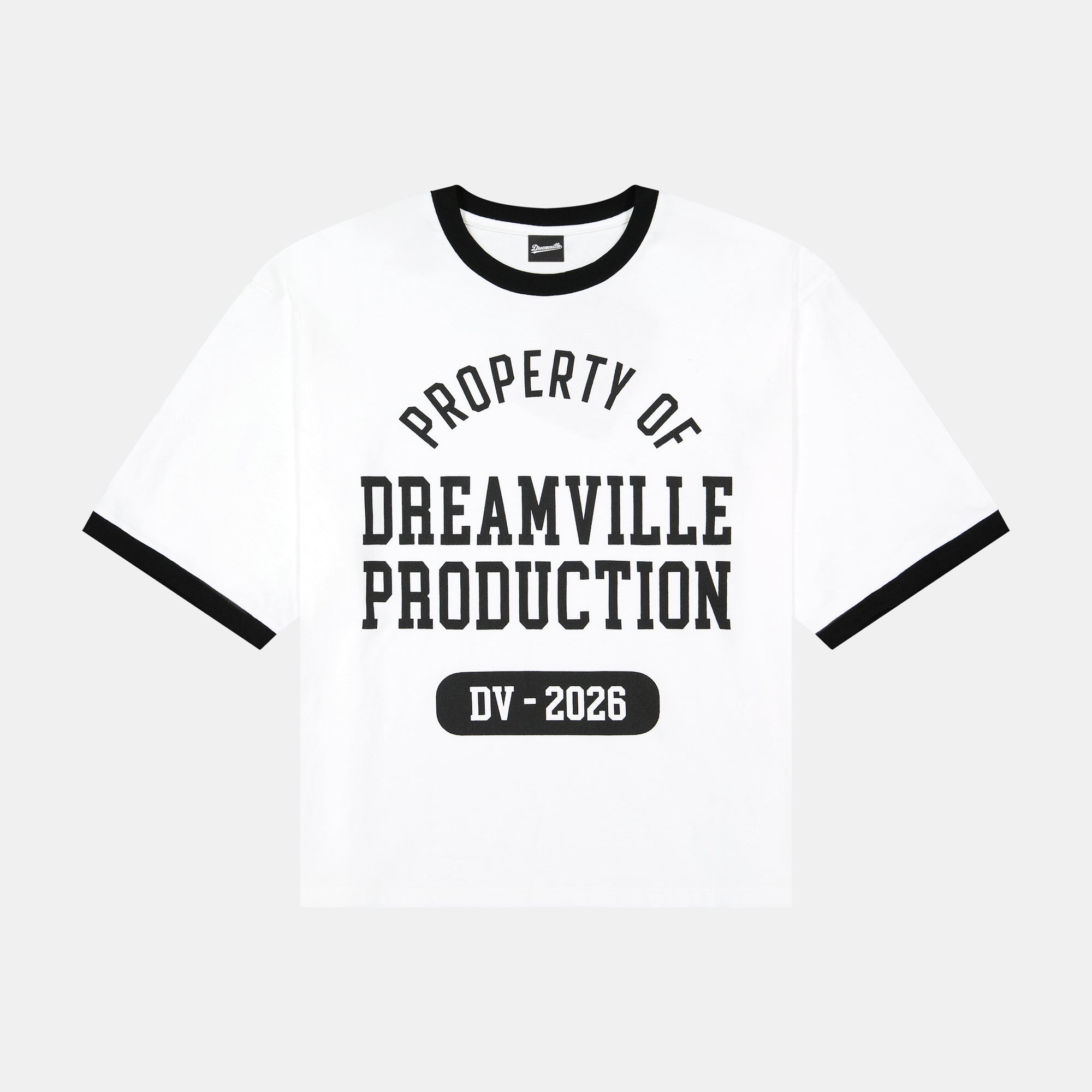 DV RINGER TEE BLACK