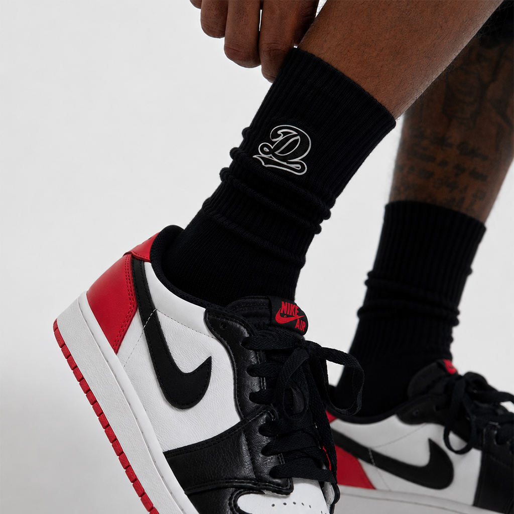 DREAMVILLE CREW SOCK BLACK