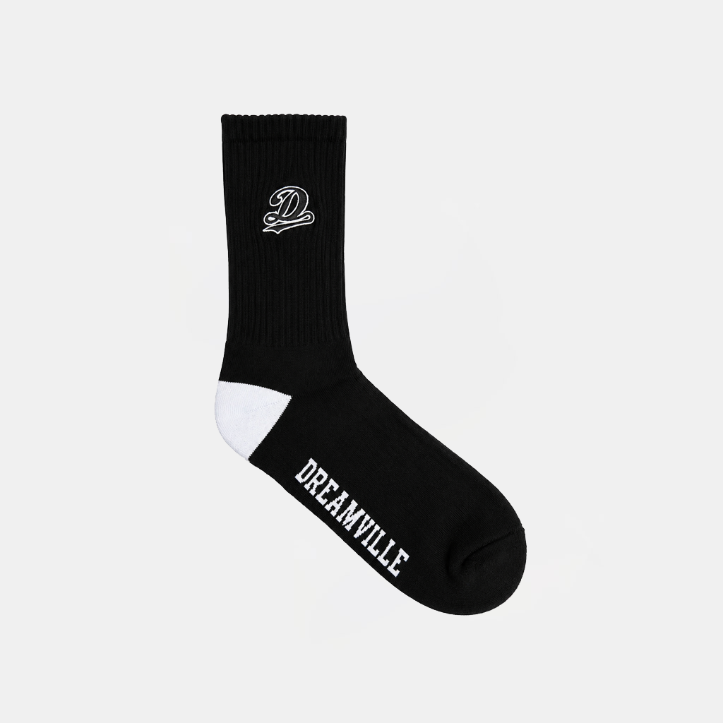 DREAMVILLE CREW SOCK BLACK