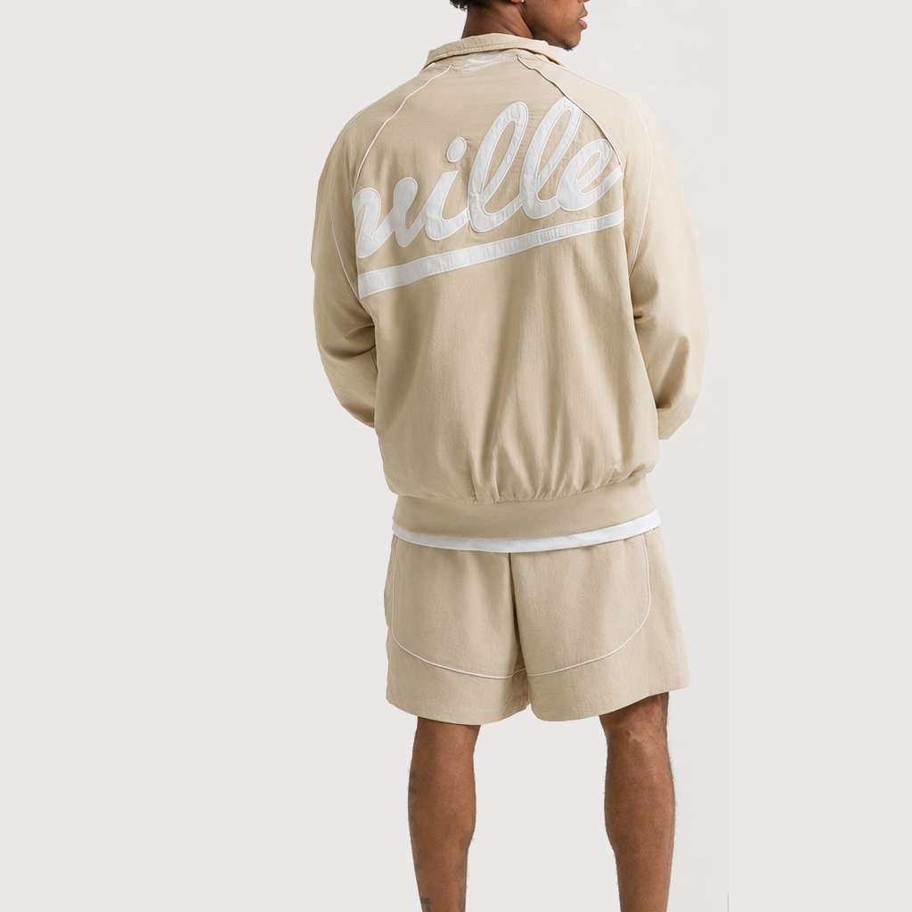 SCRIPT NYLON SHORTS BONE