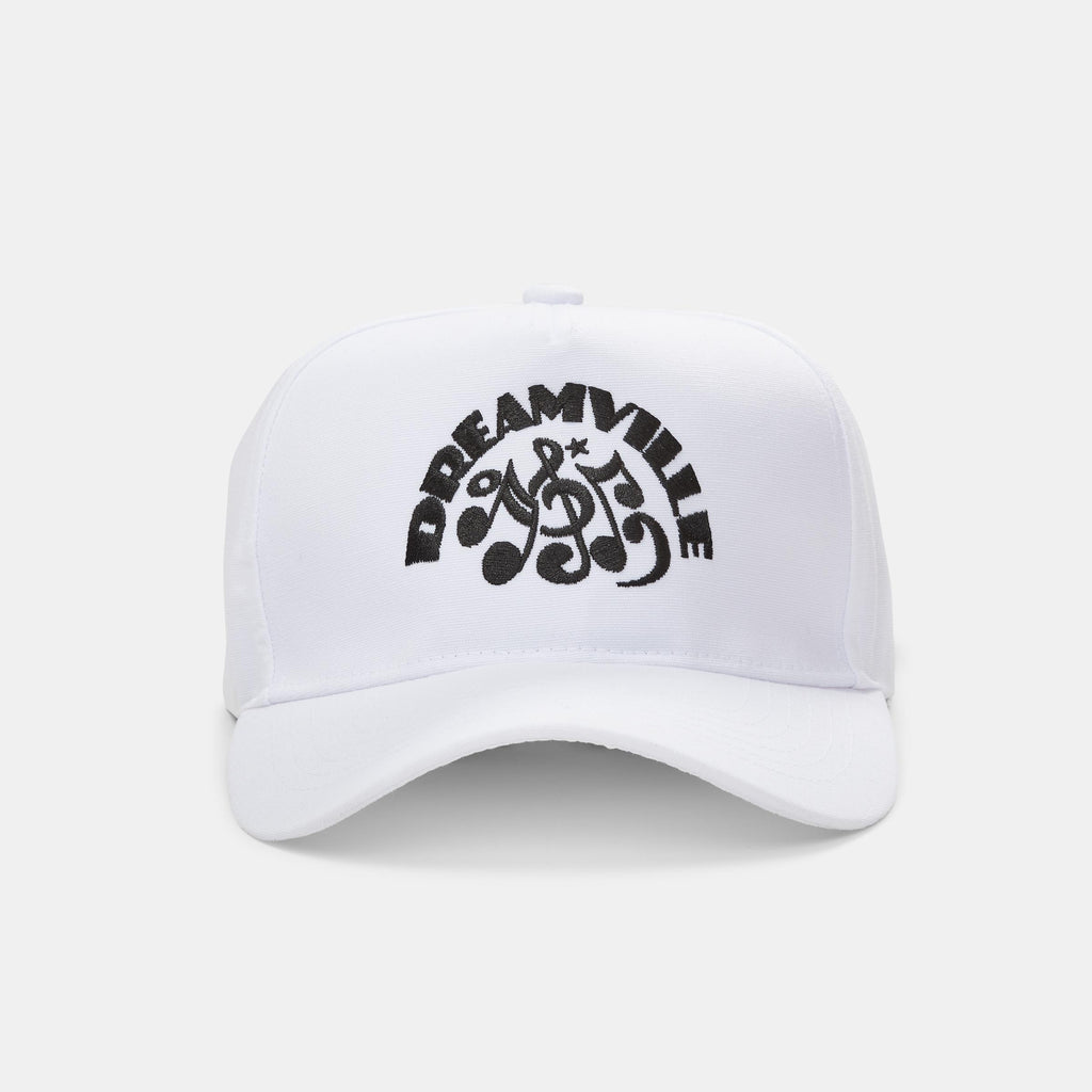 Music Note Logo White Hat