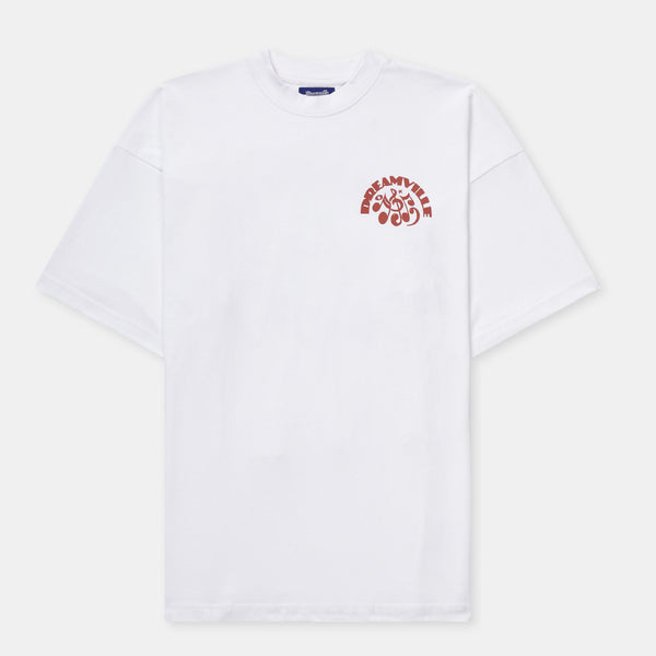 White Music Note Tee