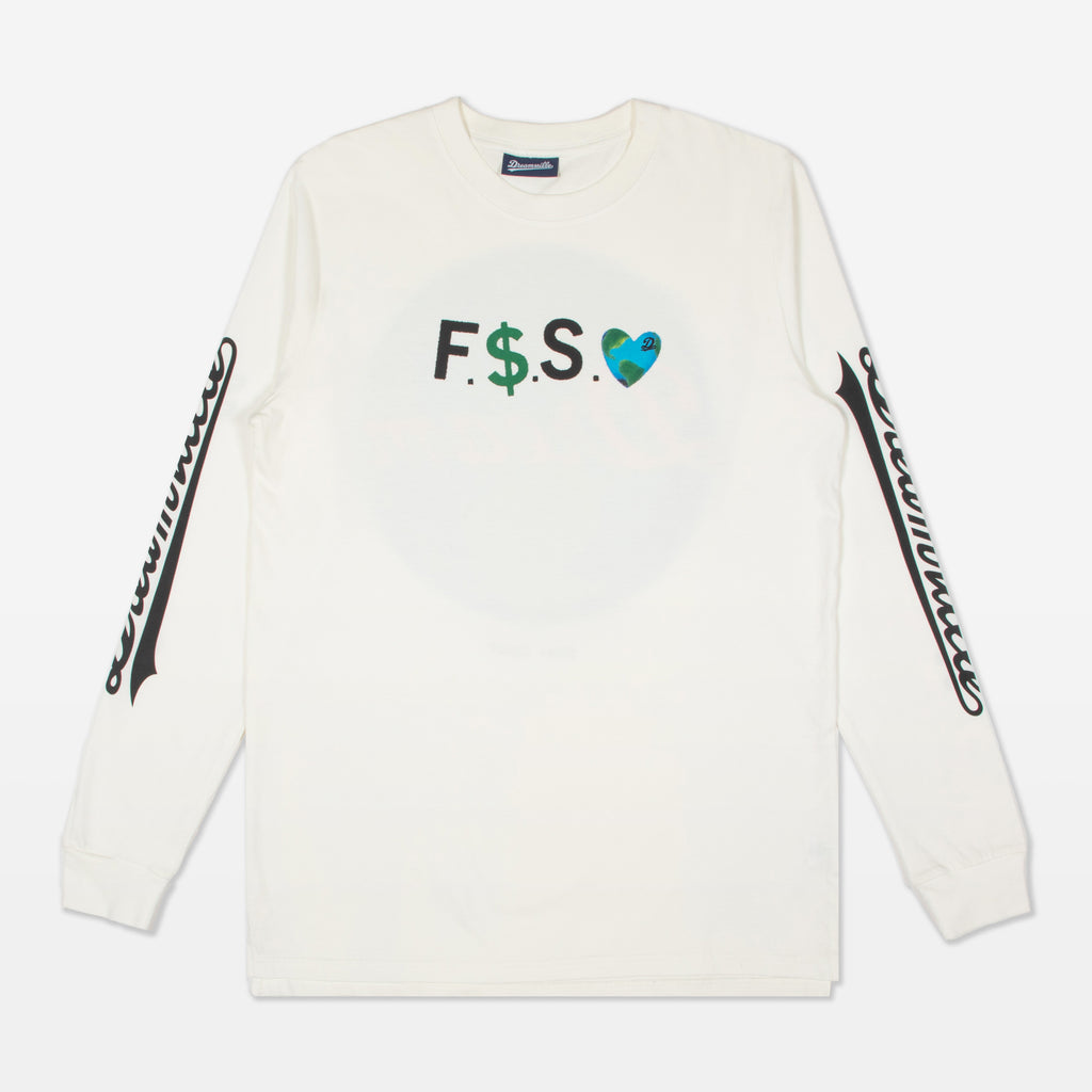 “Fuck Money Save Earth” Long Sleeve Tee